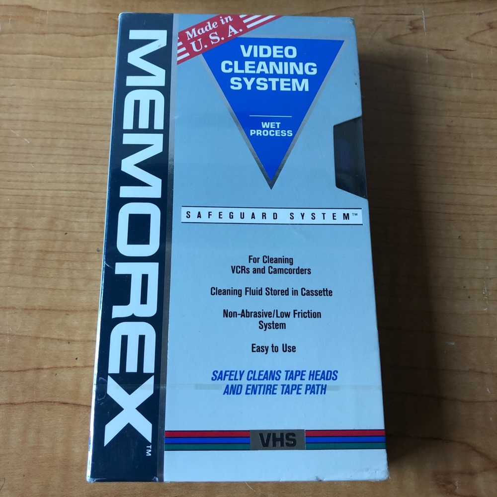 Memorex USA VHS Wet Style Head Video Cleaning System